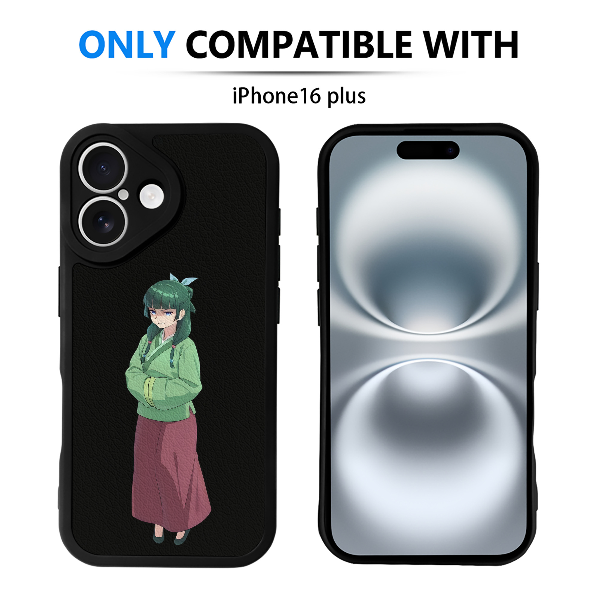 薬屋のひとりごと The Apothecary Diaries 【iPhone 16シリーズ対応】シリコンスマホケース（レザー調） 材質：シリコン